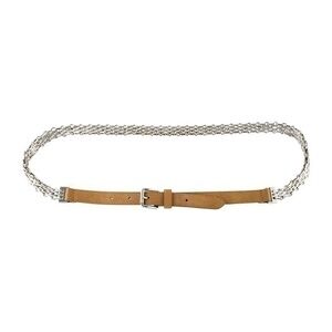 BCBGMaxAzria- Woman’s Leather-Trimmed Chain-Link Belt